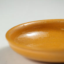 이미지를 갤러리 뷰어에 로드 , 時代もの 出雲布志名焼|Hujina ware(島根, 1860年代) 黄釉 深豆皿 1枚 時代(慶應2年)木箱添 dbsy16292-s7-ミ7