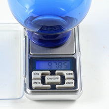 画像をギャラリービューアに読み込む, ヴィンテージ Lauscha Glass 旧東ドイツ・ラウシャ村の丁寧な吹きガラス 鮮やかなブルーの鶴首花生 1950年代頃(a) 箱なし dbsy13373-o