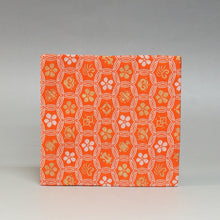 Load image into Gallery viewer, Nishijin Old Fukusa Single Piece Gacha Hitoshikin Famous Brocade Painting Orange/New Tea Utensils Made in Kyoto, Made in Kyoto Japan Urasenke cbsy62