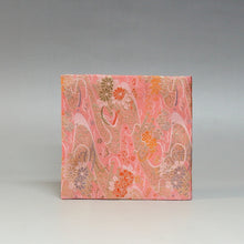 Load image into Gallery viewer, Nishijin Old Fukusa Single Piece Gacha Hitoshikin Famous Brocade Print Pink/New Tea Utensils Made in Kyoto, Made in Kyoto Urasenke cbsy63