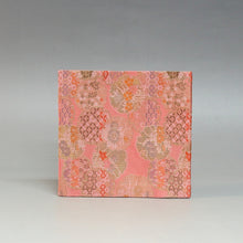 Load image into Gallery viewer, Nishijin Old Fukusa Single Piece Gacha Hitoshikin Famous Brocade Print Pink/New Tea Utensils Made in Kyoto, Made in Kyoto Urasenke cbsy63