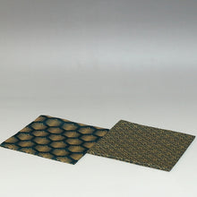 Load image into Gallery viewer, Nishijin Old Fukusa One-Piece Gacha Hitoshikin Specialty Gold Brocade Print Dark Color/Made in Kyoto Japan Urasenke cbsy59