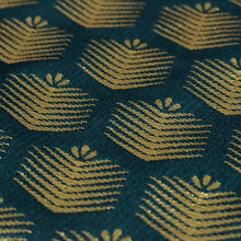 Load image into Gallery viewer, Nishijin Old Fukusa One-Piece Gacha Hitoshikin Specialty Gold Brocade Print Dark Color/Made in Kyoto Japan Urasenke cbsy59