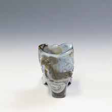 Load image into Gallery viewer, アメリカヴィンテージ BOYD|ボイド社(USA,1978-80年代) スモークマーブルデイジーボタン アートガラス リボンシューズ 女の子を素敵な処へ運ぶラッキーアイテム dbsy15907-9