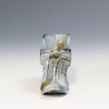 Load image into Gallery viewer, アメリカヴィンテージ BOYD|ボイド社(USA,1978-80年代) スモークマーブルデイジーボタン アートガラス リボンシューズ 女の子を素敵な処へ運ぶラッキーアイテム dbsy15907-9