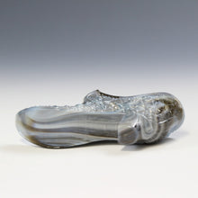 Load image into Gallery viewer, アメリカヴィンテージ BOYD|ボイド社(USA,1978-80年代) スモークマーブルデイジーボタン アートガラス リボンシューズ 女の子を素敵な処へ運ぶラッキーアイテム dbsy15907-9