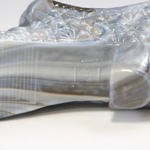 Load image into Gallery viewer, アメリカヴィンテージ BOYD|ボイド社(USA,1978-80年代) スモークマーブルデイジーボタン アートガラス リボンシューズ 女の子を素敵な処へ運ぶラッキーアイテム dbsy15907-9