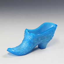 将图片加载到图库查看器,アメリカヴィンテージ BOYD|ボイド社(USA,1978-80年代) ブルーマーブルデイジーボタン アートガラス リボンシューズ 女の子を素敵な処へ運ぶラッキーアイテム dbsy15908-9