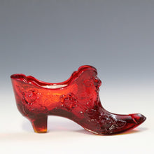 将图片加载到图库查看器,アメリカヴィンテージ FENTON|フェントン(USA,1950-70年代) スカーレットキャベツローズ アートガラス キャットシューズ 女の子を素敵な処へ運ぶラッキーアイテム dbsy15897-9