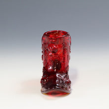 将图片加载到图库查看器,アメリカヴィンテージ FENTON|フェントン(USA,1950-70年代) スカーレットキャベツローズ アートガラス キャットシューズ 女の子を素敵な処へ運ぶラッキーアイテム dbsy15897-9