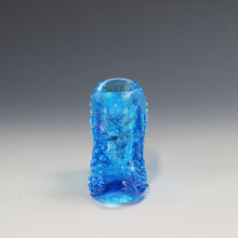 将图片加载到图库查看器,アメリカヴィンテージ FENTON|フェントン(USA,1950-70年代) ブルーボブネイル オパールセント アートガラス キャットシューズ 女の子を素敵な処へ運ぶラッキーアイテム dbsy15893-9
