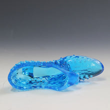 将图片加载到图库查看器,アメリカヴィンテージ FENTON|フェントン(USA,1950-70年代) ブルーボブネイル オパールセント アートガラス キャットシューズ 女の子を素敵な処へ運ぶラッキーアイテム dbsy15893-9