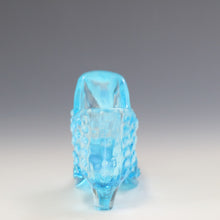 将图片加载到图库查看器,アメリカヴィンテージ FENTON|フェントン(USA,1950-70年代) スカイブルーボブネイル オパールセント アートガラス キャットシューズ 女の子を素敵な処へ運ぶラッキーアイテム dbsy15894-9