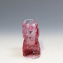 Load image into Gallery viewer, アメリカヴィンテージ FENTON|フェントン(USA,1950-70年代) ピンクデイジーボタン アートガラス キャットシューズ 女の子を素敵な処へ運ぶラッキーアイテム dbsy15886-9