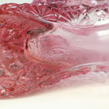 Load image into Gallery viewer, アメリカヴィンテージ FENTON|フェントン(USA,1950-70年代) ピンクデイジーボタン アートガラス キャットシューズ 女の子を素敵な処へ運ぶラッキーアイテム dbsy15886-9