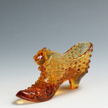 将图片加载到图库查看器,アメリカヴィンテージ FENTON|フェントン(USA,1950-70年代) アンバーボブネイル アートガラス キャットシューズ 女の子を素敵な処へ運ぶラッキーアイテム dbsy15892-9