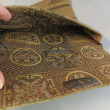 画像をギャラリービューアに読み込む, 時代 相良刺繍 青海波唐船文 金工金具付き紙入れ 明治期(1900年)頃 財布,服紗挟み,懐紙入れにも ◇◆古美術 骨董 工芸 染織 アンティークファブリックアート, 伝統工芸 民藝 古道具 超絶技巧 dby11112-c