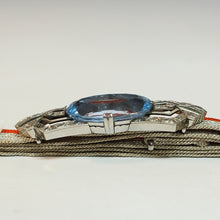 Load image into Gallery viewer, 時代物 越後屋三越( 三越百貨店前身/ 1872(明治5)‐1893(明治26)年) 大粒ラインストーン製 帯留 当時の希少なメーカー共箱 dbsy13030-p