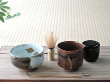 Load image into Gallery viewer, First tea ceremony set, 5 pieces, set of tea bowls, wrapping cloth, basket included, s2-o