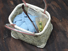 Load image into Gallery viewer, First Tea Ceremony Small Tool Box Set, 5 Pieces, Furusa, Wrap, Basket Included, S7-O