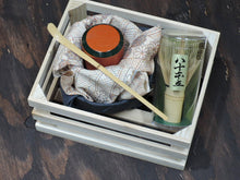 Load image into Gallery viewer, First tea ceremony set, 5 pieces, wrapping cloth, wood box included, s8-o