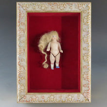 Load image into Gallery viewer, Antique mignonette French girl in blue socks dbsfy10002-e