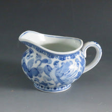 Load image into Gallery viewer, Hakuundo 2nd generation Kato Shubei Meiji exporter Seto dyed phoenix arabesque pattern Mitate tea sea 1 customer Creamer Capacity approx. 120cc Tea utensil Taiwanese tea Hot water cold dbsy10004-e