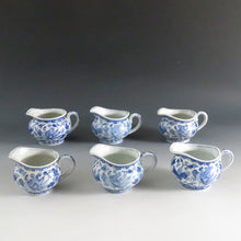 Load image into Gallery viewer, Hakuundo 2nd generation Kato Shubei Meiji exporter Seto dyed phoenix arabesque pattern Mitate tea sea 1 customer Creamer Capacity approx. 120cc Tea utensil Taiwanese tea Hot water cold dbsy10004-e
