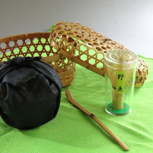 画像をギャラリービューアに読み込む, 小さな茶道具セット 入子茶碗 茶器 茶杓 新品茶筅 5点揃え dbsy10085-s