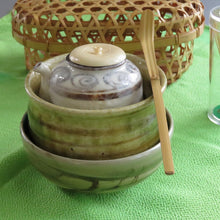 画像をギャラリービューアに読み込む, 小さな茶道具セット 入子茶碗 茶器 茶杓 新品茶筅 5点揃え dbsy10096-s