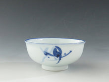 Load image into Gallery viewer, Heian Manjudo Kiyomizu ware, dyed, orchid picture, 5 guests, also for pouring matcha dbsy10084-R