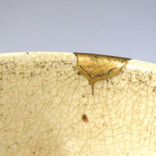 画像をギャラリービューアに読み込む, 時代 色絵萬古茶碗(金継あり) 加藤作助黄瀬戸茶碗 セット dbsy10145-e