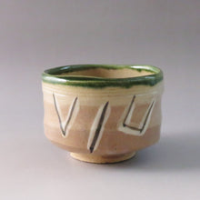 Load image into Gallery viewer, Hisaoki Oshima, Oribe, picture change, mukozuke, 5 customers, same box, mitate kumide tea bowl, also suitable for pouring matcha and preparing tea boxes dbsy10262-c