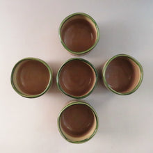 Load image into Gallery viewer, Hisaoki Oshima, Oribe, picture change, mukozuke, 5 customers, same box, mitate kumide tea bowl, also suitable for pouring matcha and preparing tea boxes dbsy10262-c