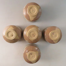 Load image into Gallery viewer, Hisaoki Oshima, Oribe, picture change, mukozuke, 5 customers, same box, mitate kumide tea bowl, also suitable for pouring matcha and preparing tea boxes dbsy10262-c