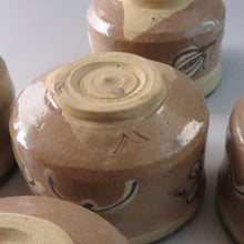 Load image into Gallery viewer, Hisaoki Oshima, Oribe, picture change, mukozuke, 5 customers, same box, mitate kumide tea bowl, also suitable for pouring matcha and preparing tea boxes dbsy10262-c