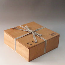 Load image into Gallery viewer, Hisaoki Oshima, Oribe, picture change, mukozuke, 5 customers, same box, mitate kumide tea bowl, also suitable for pouring matcha and preparing tea boxes dbsy10262-c