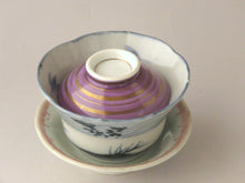 画像をギャラリービューアに読み込む, 伊万里 秋草染付見立て蓋椀(A) bs35-k