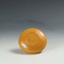 이미지를 갤러리 뷰어에 로드 , 時代もの 出雲布志名焼｜Hujina ware(島根, 1860年代) 黄釉 深豆皿 1枚 時代(慶應2年)木箱添 dbsy16292-s7-ミ7

