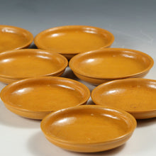 이미지를 갤러리 뷰어에 로드 , 時代もの 出雲布志名焼｜Hujina ware(島根, 1860年代) 黄釉 深豆皿 1枚 時代(慶應2年)木箱添 dbsy16292-s7-ミ7
