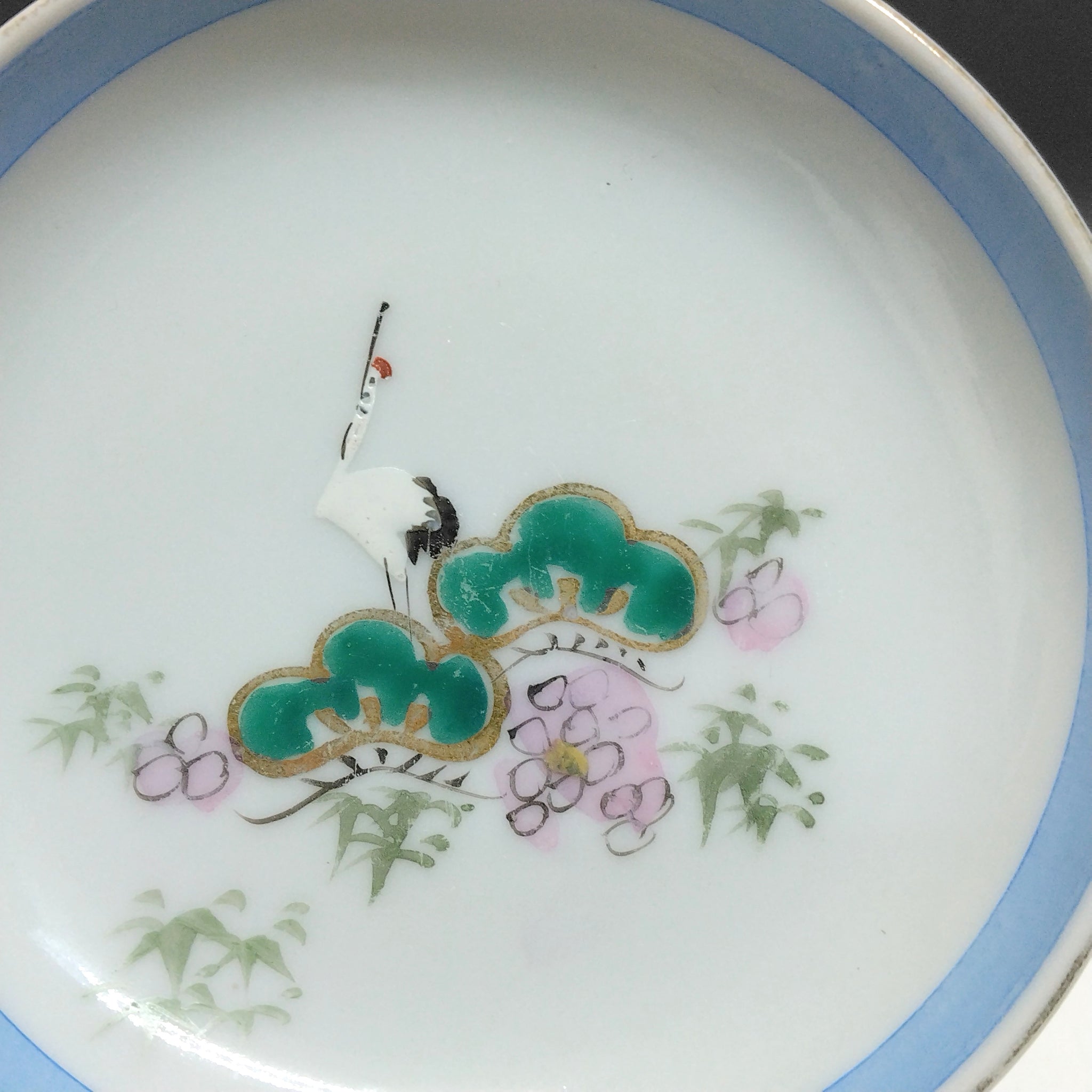 松竹梅手描き　漆器椀6客　大正時代 松竹梅手描き 漆器椀6客 大正時代 美術品・アンティーク
