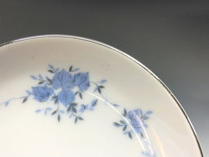 昭和レトロ Gold陶磁器｜GOLD CHINA ( 愛知県, 1970年代頃作製 ) 唐草文(青) 小皿 1枚 dbsy14689-L