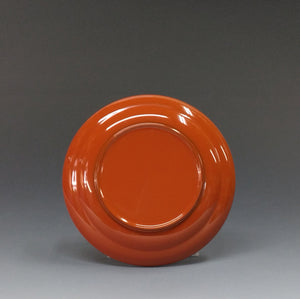 伝統工芸 根来塗｜Negoro lacquer ware 上手の朱研出 茶托 1枚 dbsy14711-o