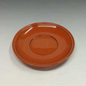 伝統工芸 根来塗｜Negoro lacquer ware 上手の朱研出 茶托 1枚 dbsy14711-o