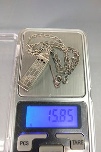 レア品 カンタベリー携帯日時計 silver925 レプリカ ペンダント(SV925確認済)15.8g 紙箱付 dbsy15192-c