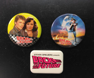 バック・トゥ・ザ・フューチャー1985年劇場映画日本公開記念 缶バッジコレクション3個/当時もの マイケル・J・フォックス&nbsp;昭和レトロマンガ・アニメ・映画芸能・サブカルチャーコレクターズアイテム&nbsp;おもちゃ/玩具&nbsp;dsy15336-c