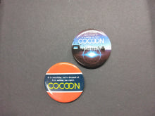 画像をギャラリービューアに読み込む, コクーン/ COCOON 1985年劇場映画日本公開記念 缶バッジコレクション2個/当時もの 昭和レトロマンガ・アニメ・映画芸能・サブカルチャーコレクターズアイテム おもちゃ/玩具 dsy15339-c
