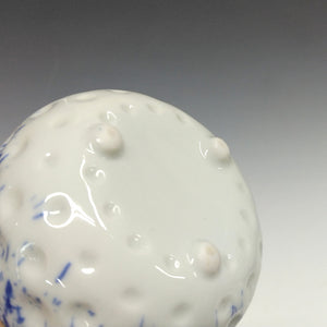 名窯 有田焼｜Arita ｗare手描き 染付 吹墨 小付/ つぼつぼ 1客 懐石道具 和食器 抹茶 tea chado ware おしゃれな器 現代工藝作家/伝統工芸工房 デッドストック used 陶芸 陶磁器 古陶磁 porcelain, 高級料亭,レストラン食器茶事/茶会道具 art piece dbsy15461