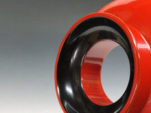 将图片加载到图库查看器，高級食器 木製本漆朱塗 波車蒔絵 天目台 1台 dbsy15275-y
