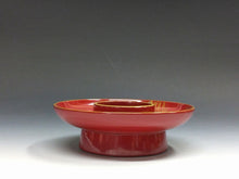 将图片加载到图库查看器，高級食器 木製本漆朱塗 波車蒔絵 天目台 1台 dbsy15275-y
